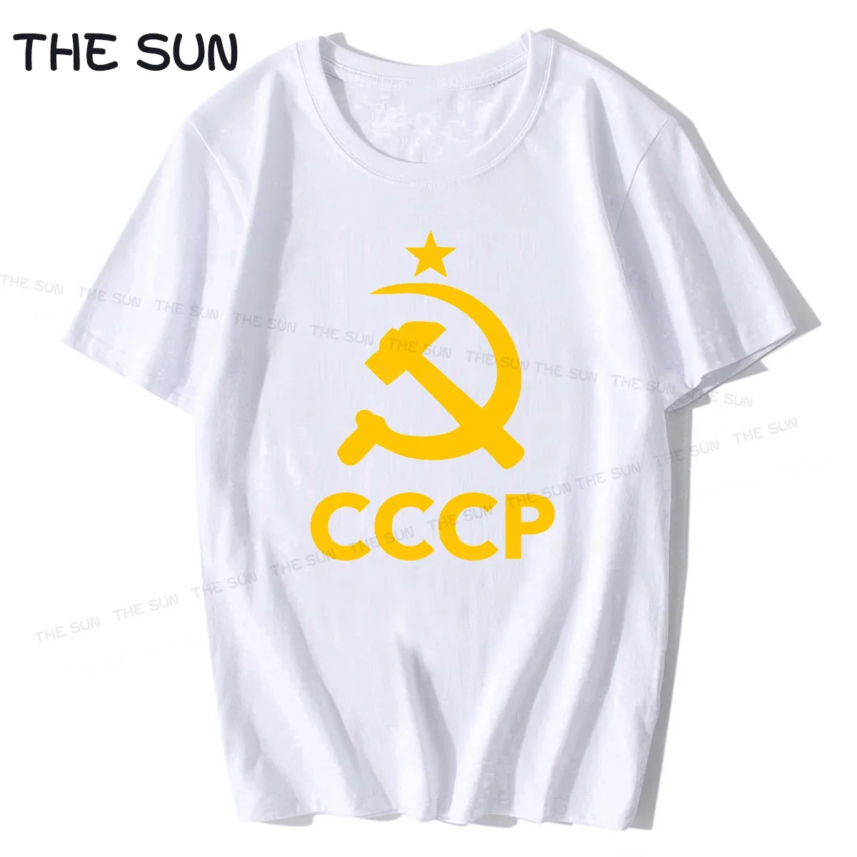 Футболка мужская с советским флагом серпом коммунистическим коммунизмом СССР