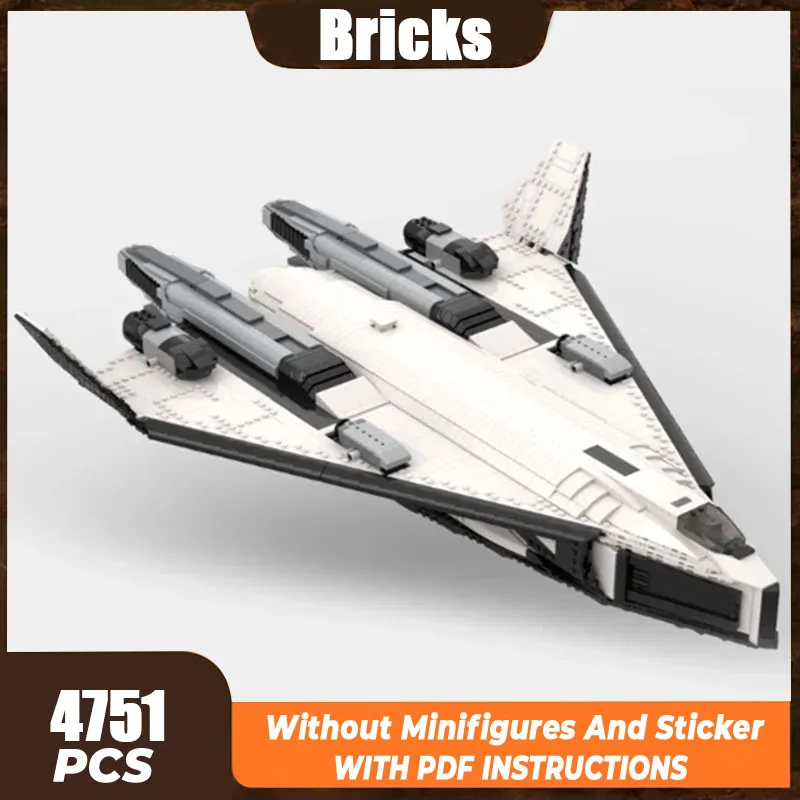 Moc Building Bricks Звездные фильмы Модель SSTO TAV 37B Class Shuttle Technology Модульные блоки