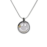 smiley necklace smile lucky korean style hip hop pendant hiphop student simple personalized all match accessories