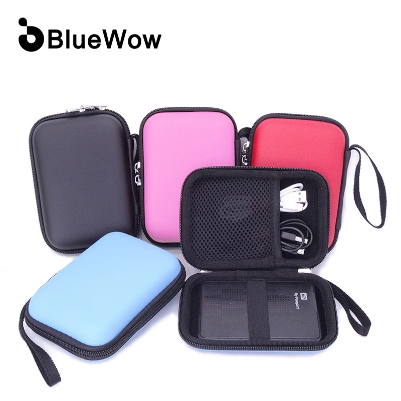 

BlueWow, оригинальный прочный нейлоновый чехол на молнии для переноски жестких дисков и наушников