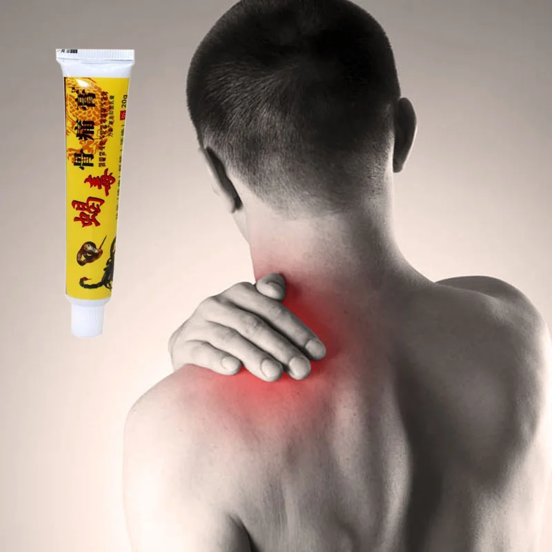 

1 шт. средства ухода за кожей боли здравоохранения мазь мышц спины боль бальзам для губ в виде скорпиона яда обезболивающий крем Athritis напряж...