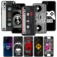 phone case for redmi 6 6a 7 7a 8 8a 9 9a 9c 9t 10 10c k40 k40s k50 pro plus gaming tpu case cover hand tour audio tape