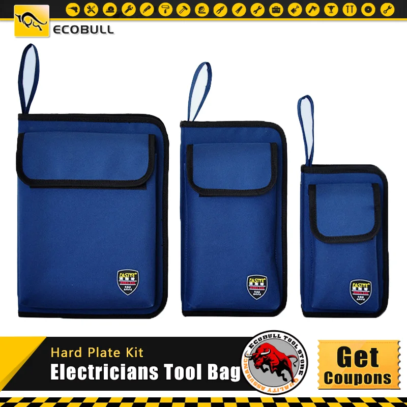 Professional Electricians Tool Bag Hard Plate Kit Tool Bag Set Multifunctional Kit Bag