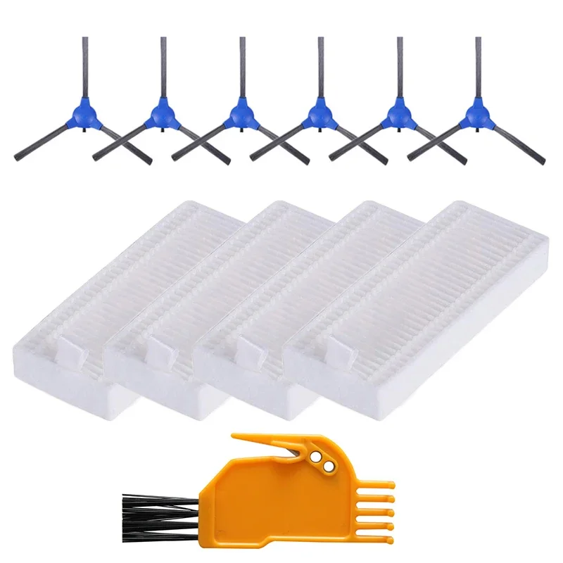 Детали пылесоса боковая щетка для чистки сменный фильтр комплект Coredy R300