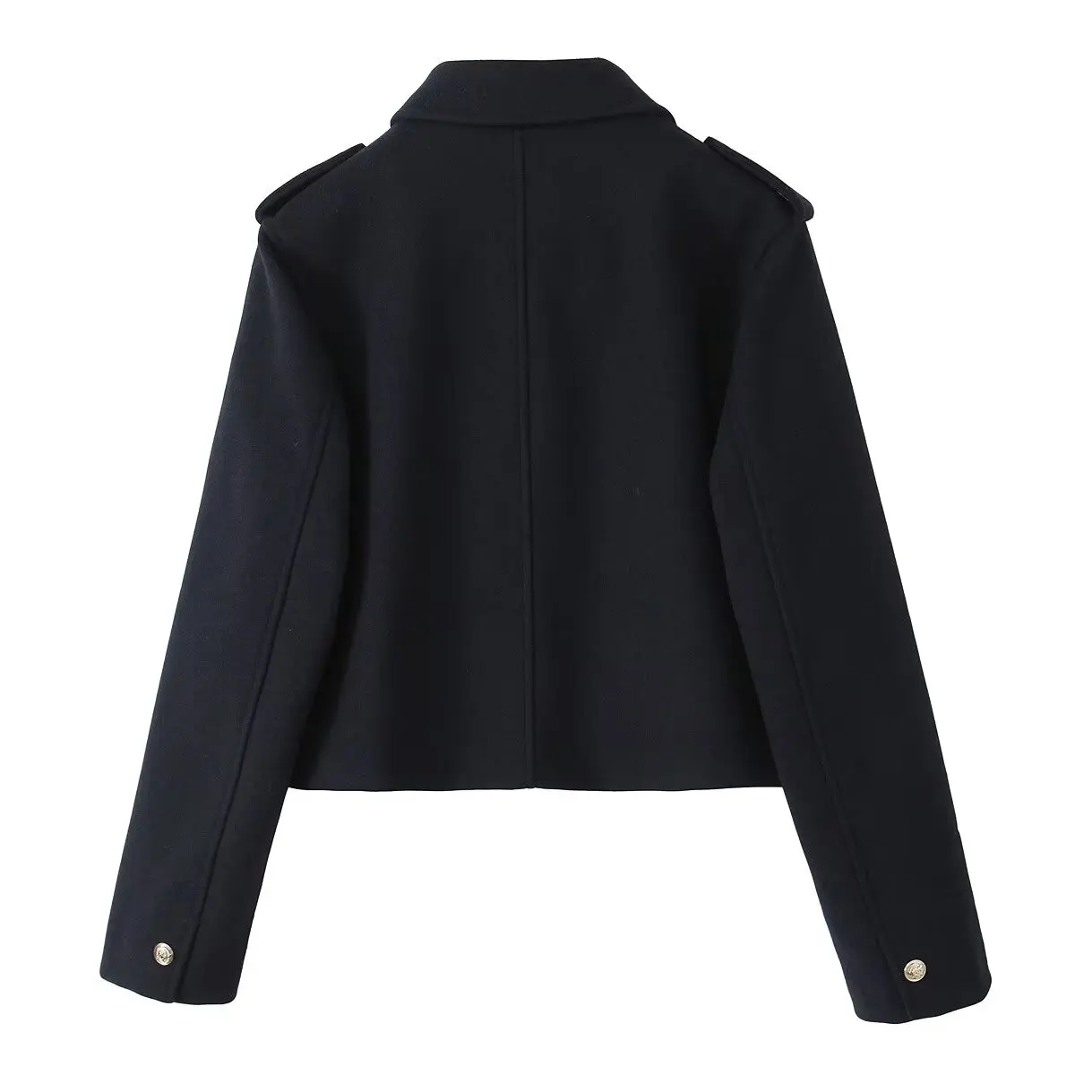 PB &amp ZA женская осень 2024 новая модная мягкая короткая куртка пальто винтажная