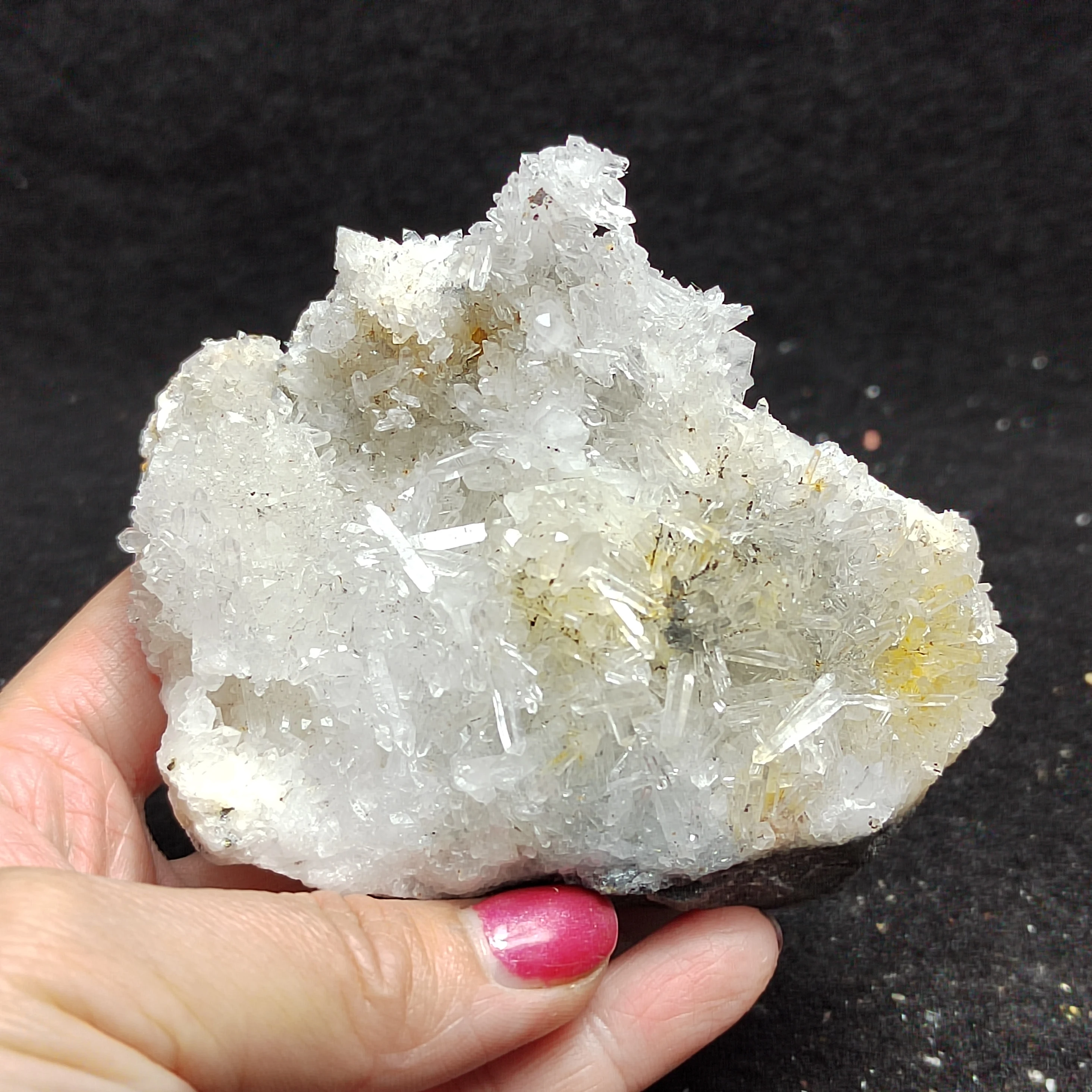 

178g100% натуральный кластер белого кристалла с высокой проницаемостью, сырье, минеральный образец, украшение, драгоценный камень и камень, геология, обучение