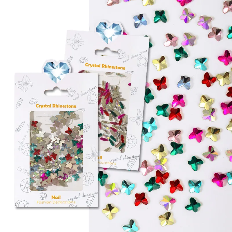 100/500 шт. декоративные ромбы для ногтей