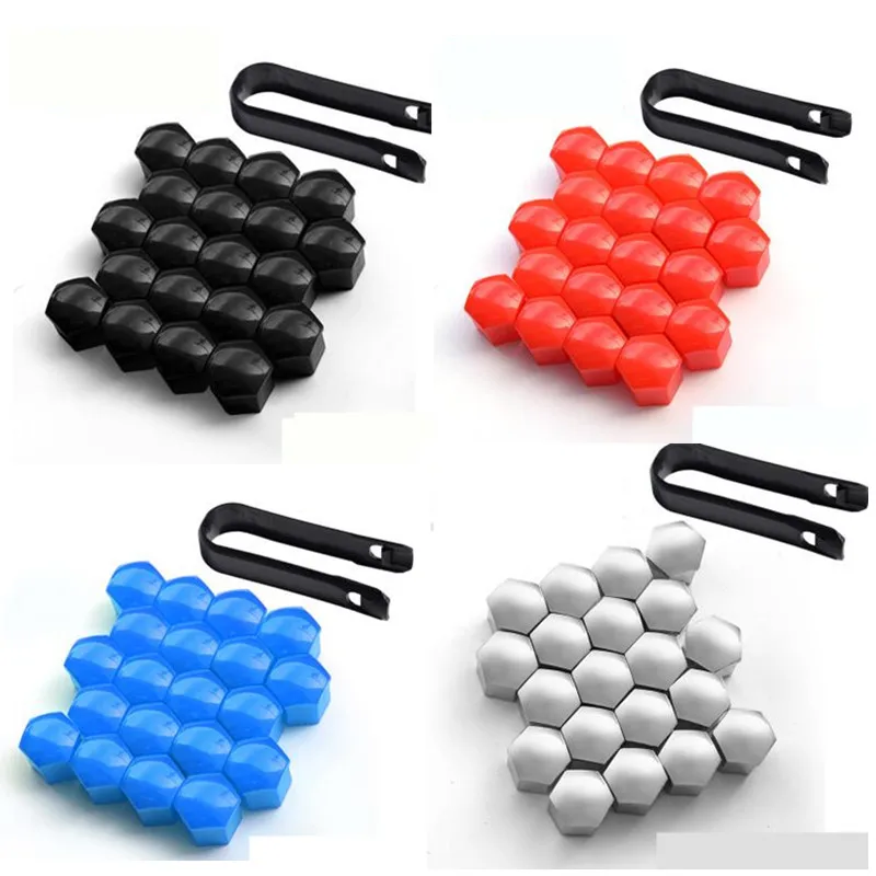 Колпачки для Центральной гайки болта колеса 20 шт./лот 17 мм + инструмент снятия Audi A4