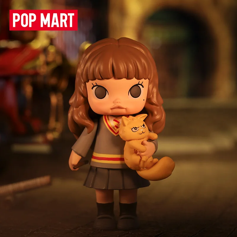 

POP MART MOLLY Harry Potter Doll Series Blind Box Toy Hermione Kawaii Doll Ron Action Figure Toys Surprise Model Mysterious Box