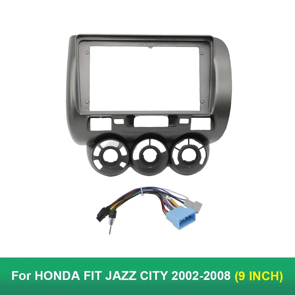 9-дюймовый для HONDA Fit Jazz 2002-2008 автомобильный радиоприемник стерео Android MP5 плеер 2 Din