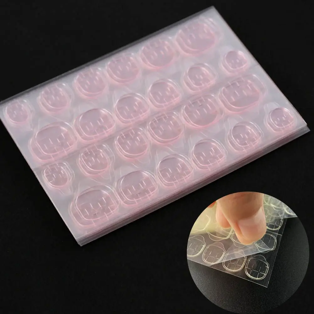 

New Ultra Thin Transparent DIY Double Sided Stickers Adhesive Tapes False Nail Tips Extension Tool