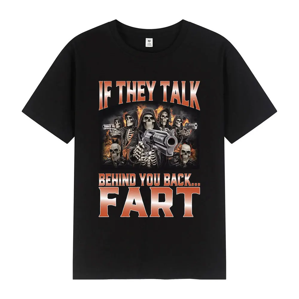 Если они говорят за йо задняя часть пердежа футболки забавный жесткий скелет
