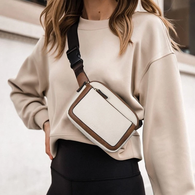 

Belt Bag for Women Mini Everywhere Crossbody Waist Bag Adjustable Strap Vegan Leather Women’Fanny Pack Travel Waistpack