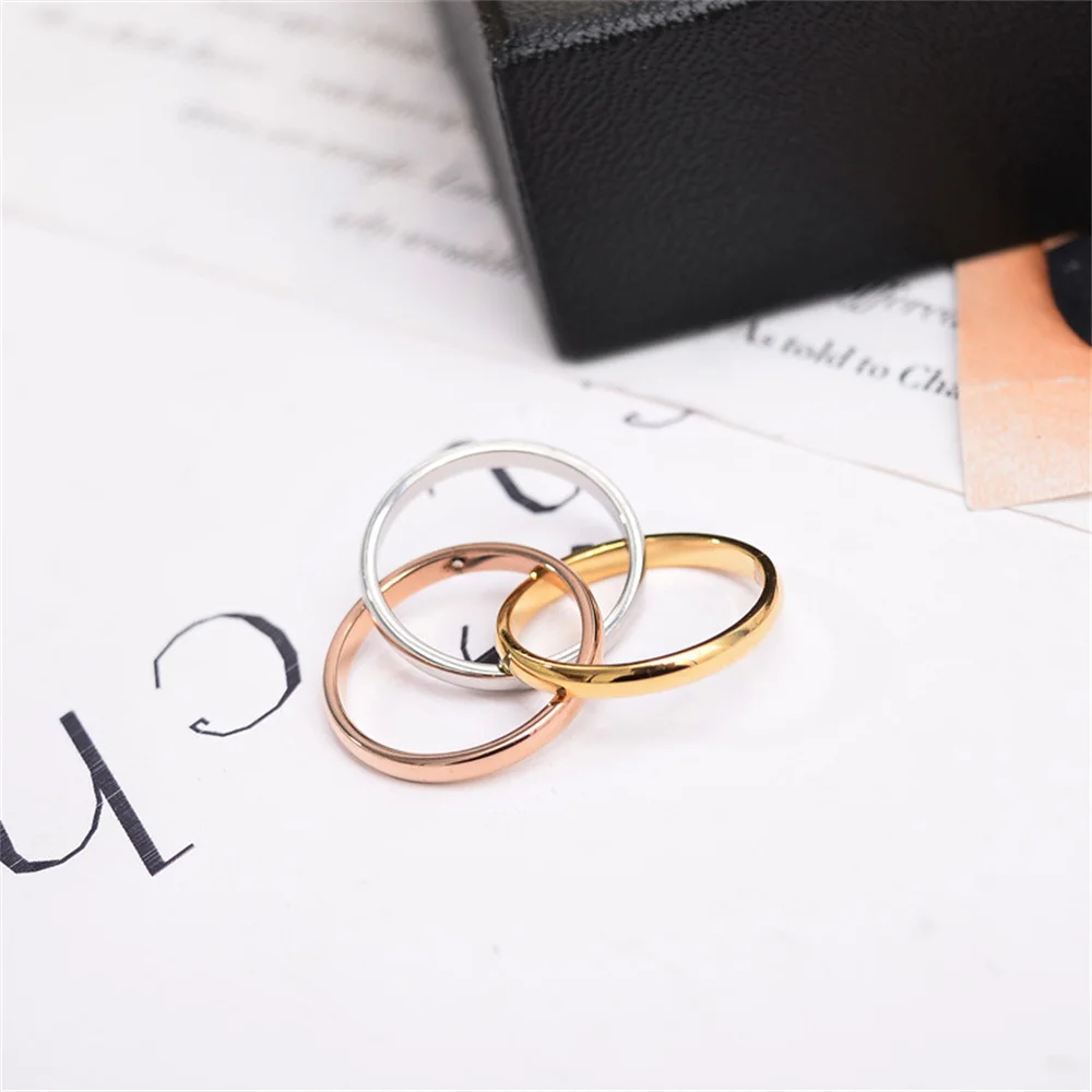 Ring silver 925 luxury for men women sterling ring three color fashion classic European fashion jewelry brand ladies party gift