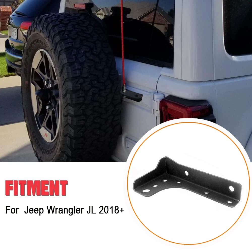 

CB Antenna Mount Tailgate Flag Holder Whip Mounting Bracket Kit For Jeep Wrangler JL JLU 2018-2023