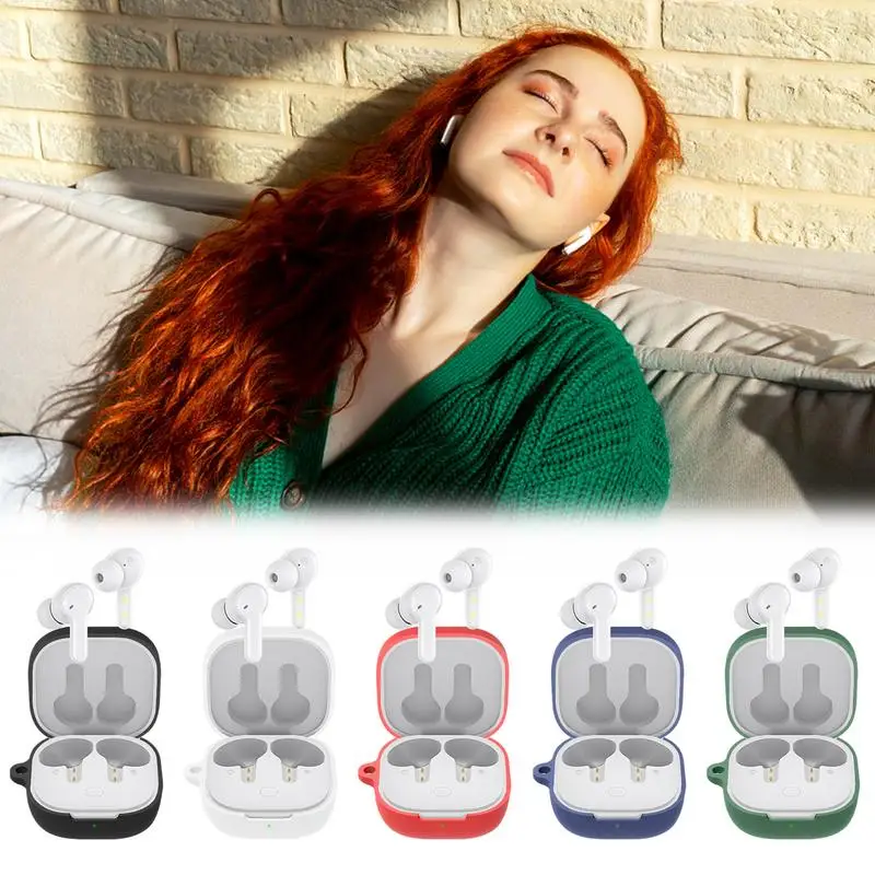 

Soft Silicone Protective Case For QCY T13 Wireless Earphones Protective Cover Charging Box Silicone Shell Bag Dropship