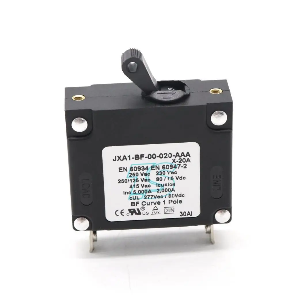 

4x Hydraulic Single Pole Circuit Breaker 15A for 125V 65Vdc