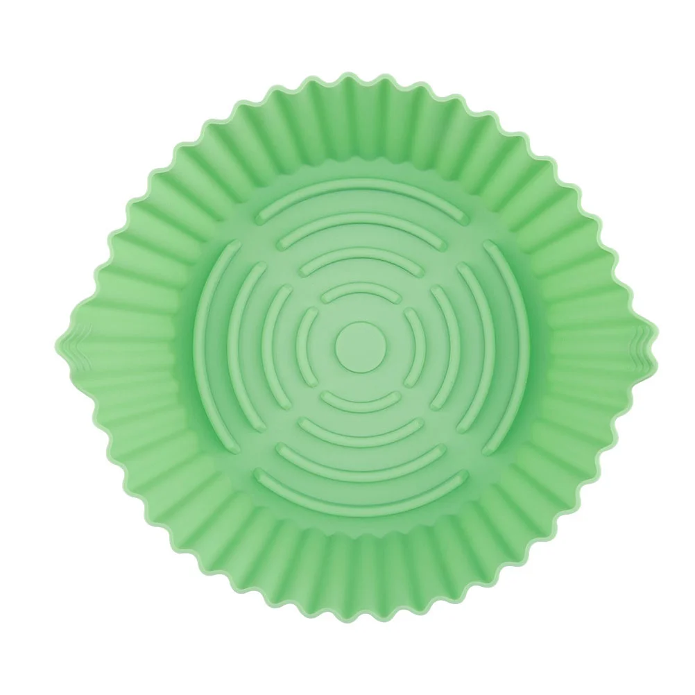 

Air Fryer Pan Oven Liner Air Fittings Non Stick Air Fryer Basket Silica Gel Silicone Pot Air Fryer Air Fryer Oven Pan