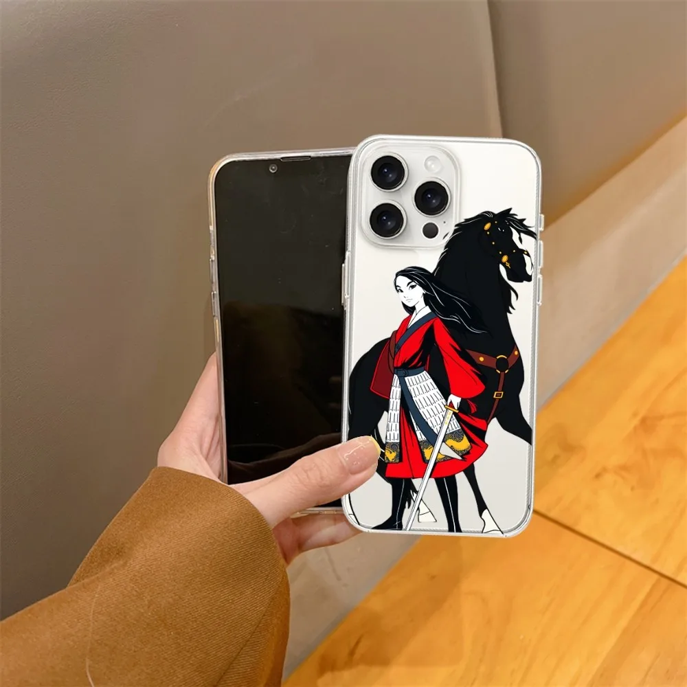 Чехол для телефона MINISO Disney Mulan Mushu Dragon iPhone 15 14 13 12 11 Mini Pro Max X XR XSMax 7 8 Plus SE20 прозрачный