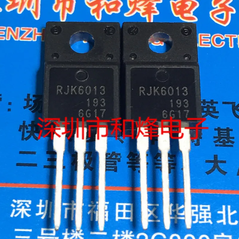

Original 2pcs/ RJK6013 TO-220F 600V 11A