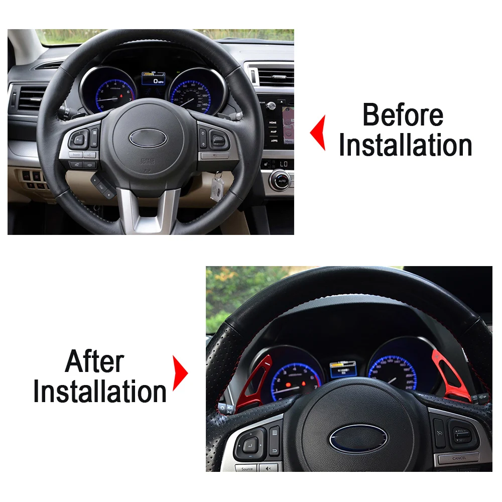 

Весло из алюминиевого сплава для рулевого колеса, удлиненный рычаг переключения передач для Subaru XV BRZ Forester Outback Legacy для Toyota GT86