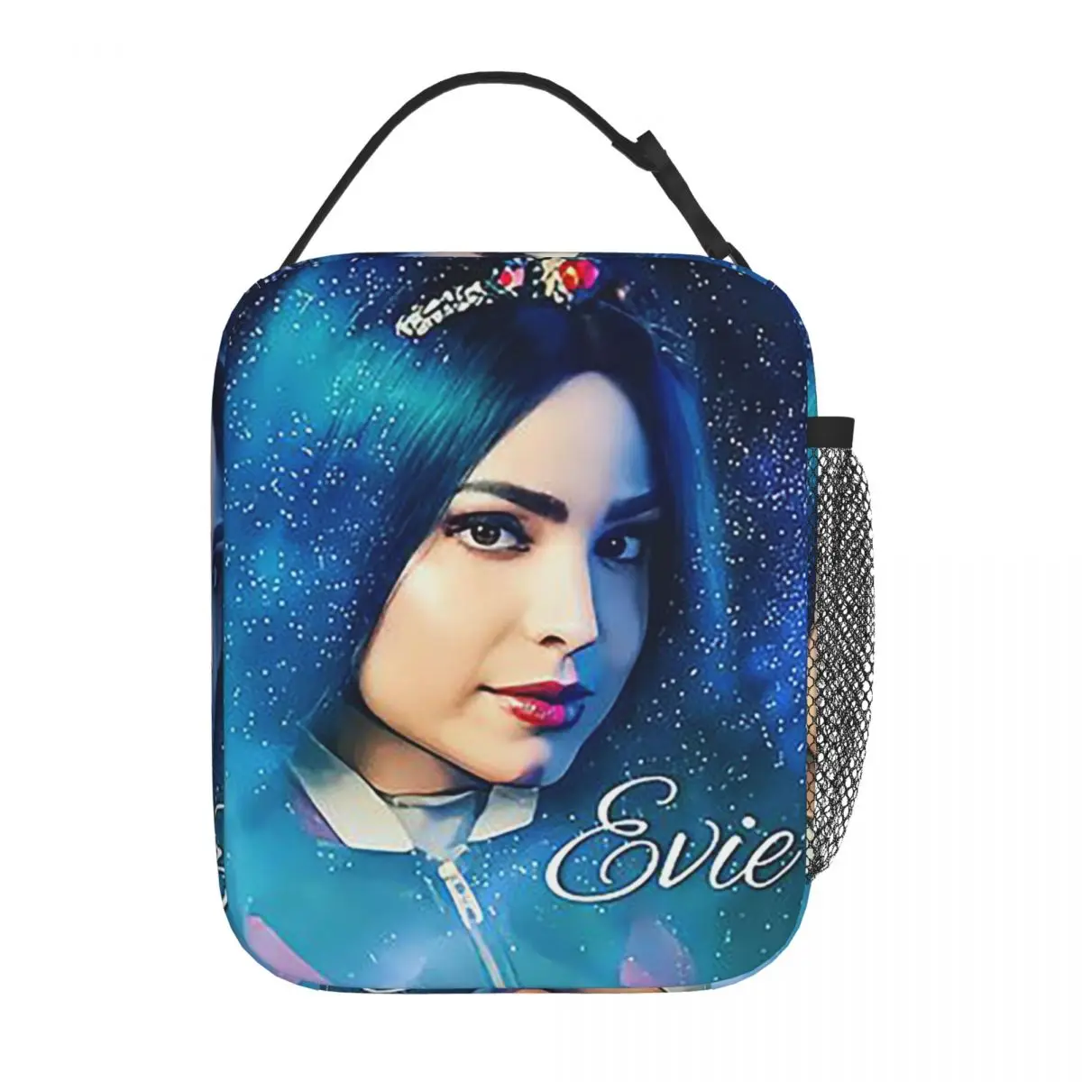 Фото Evie Blue Princess - Термосумка для обедов и завтраков «Наследники 3» для женщин и детей, портативный термоконтейнер для еды, сумка-тоут №5