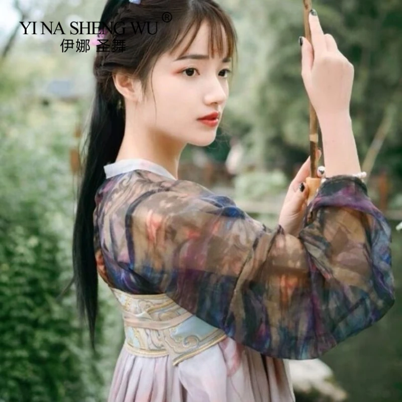 

Женское традиционное платье в стиле ретро, элегантное платье в стиле династии ханьфу Тан, официальное платье