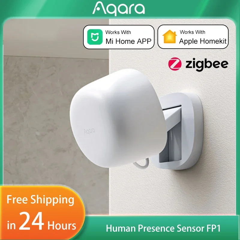 Фото Датчик присутствия человека Aqara FP1 Zigbee 3.0: высокоточный, всесторонний, интеллектуальный, для HomeKit №1