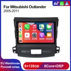 IPS DSP AAndroid 11 6 + 128G Автомобильный мультимедийный плеер радио для Mitsubishi Outlander 2006-2014 Peugeot 4007Citroen C-Crosser WIFI BT