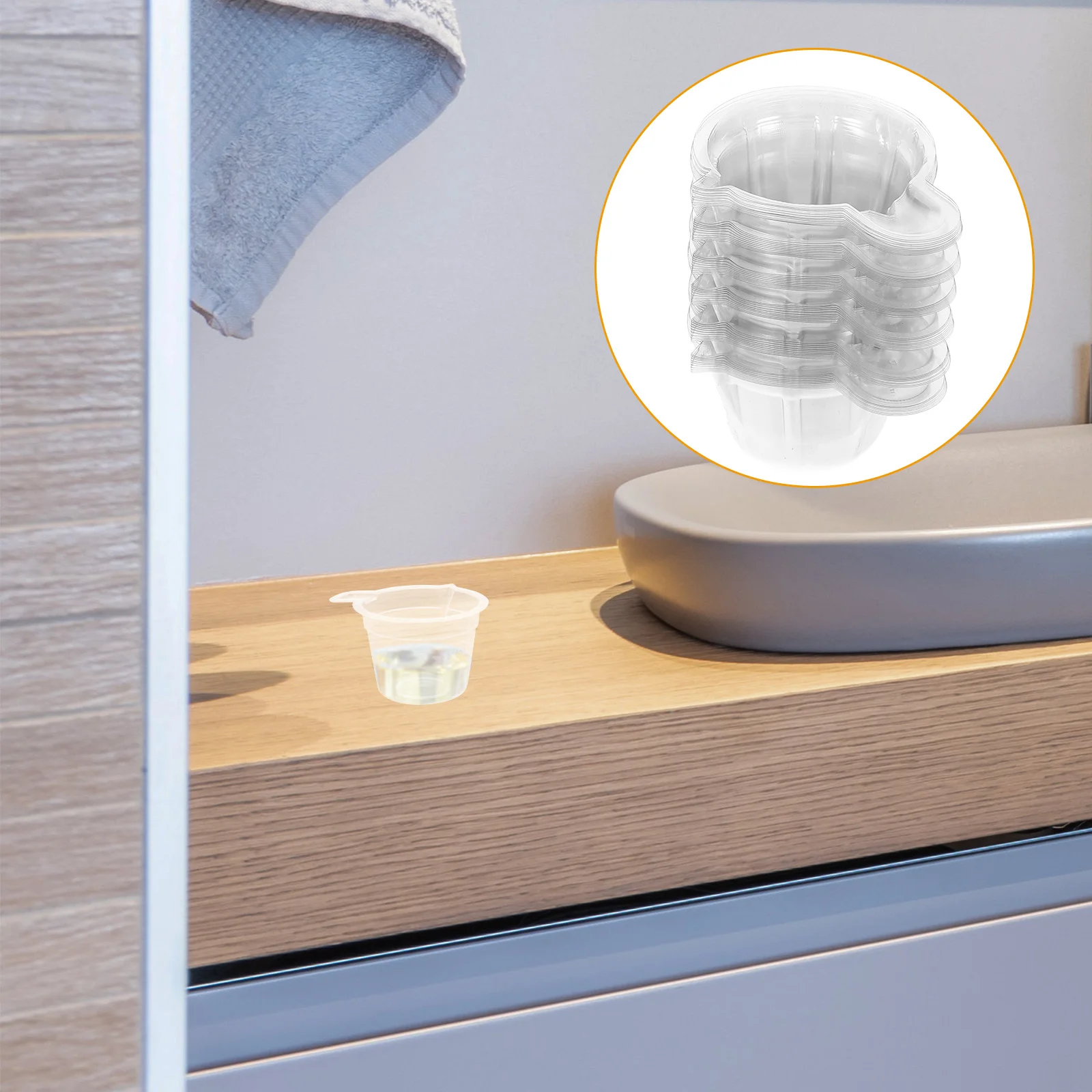 Чашка для мочи 40 мл чашки образцов кружки пластиковые тест-полоски овуляции