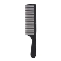 1pc hair cutting black hairdressing heat resistant antistatic comb cutting comb carbon hair stylist salon carbon combs tool