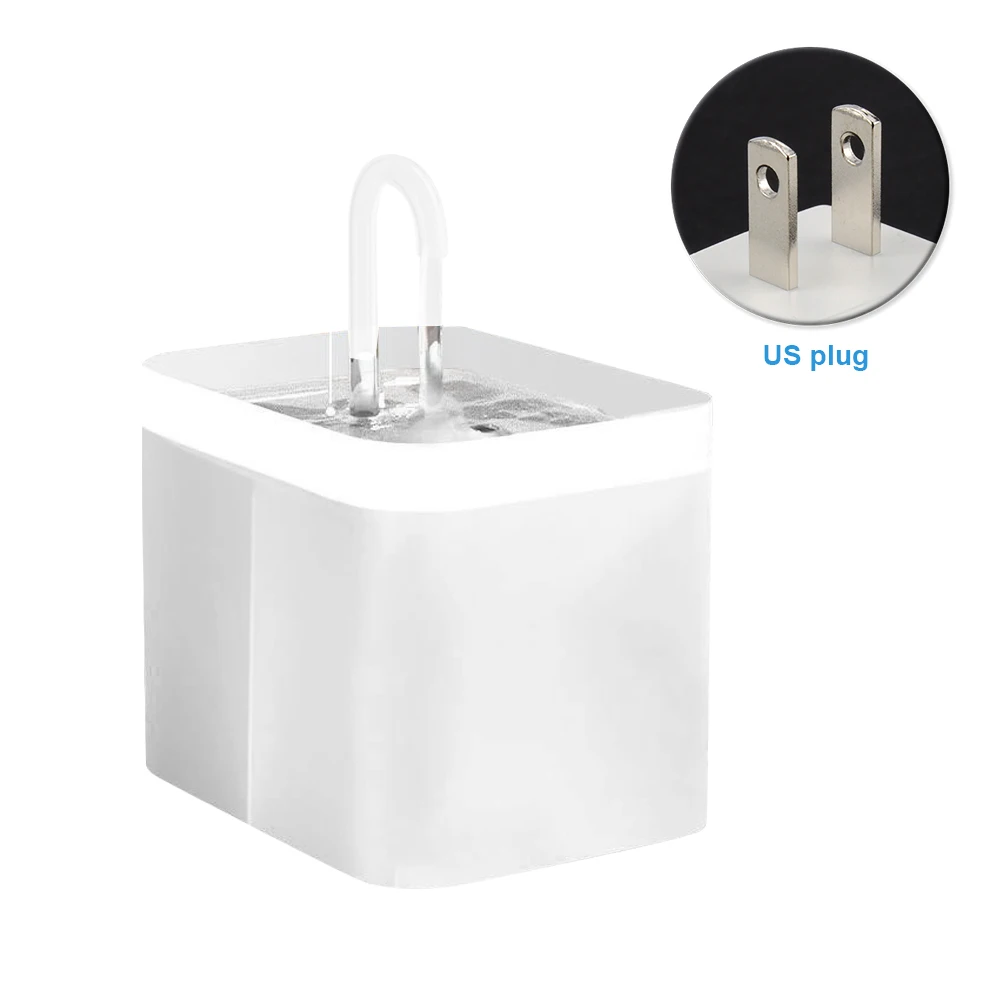 

Электрический дозатор воды для кошек и собак, автоматический циркуляционный Регулируемый питьевой фонтанчик для домашних питомцев, легко ...