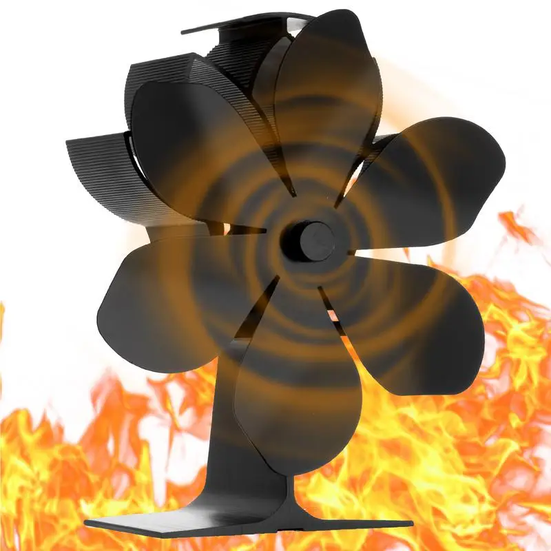 

Heat Powered Stove Fan Heat Powered Stove Fan Energy Saving Wood Stove Fan Silent Aluminum Stove Fan High Efficiency
