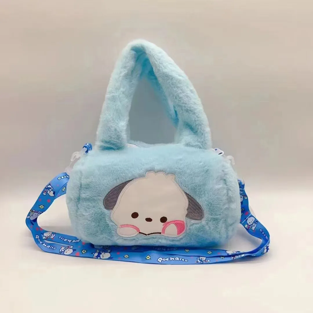 

Новинка 2023 г., мультяшная плюшевая игрушка Sanrio Kawaii для девочек «Моя Мелодия полакко», плюшевая сумка, сумка через плечо, подарок