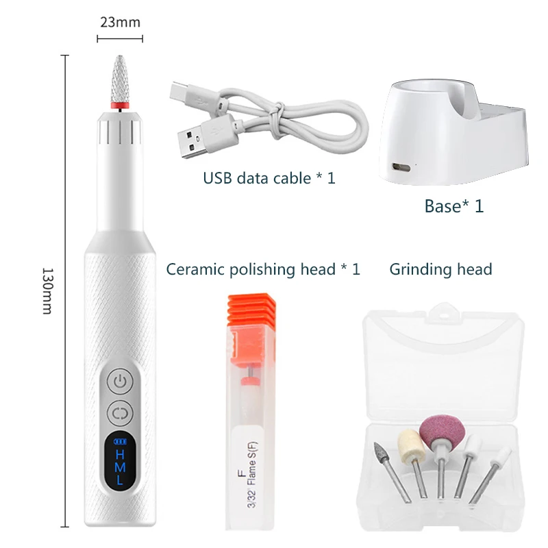 Электрическая шлифовальная машинка для ногтей разгрузочная ручка