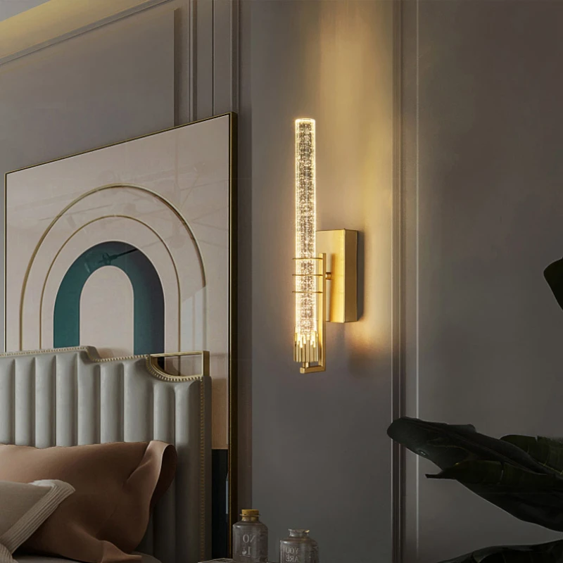 Современные роскошные светильники для спальни прикроватные Настенные комнаты