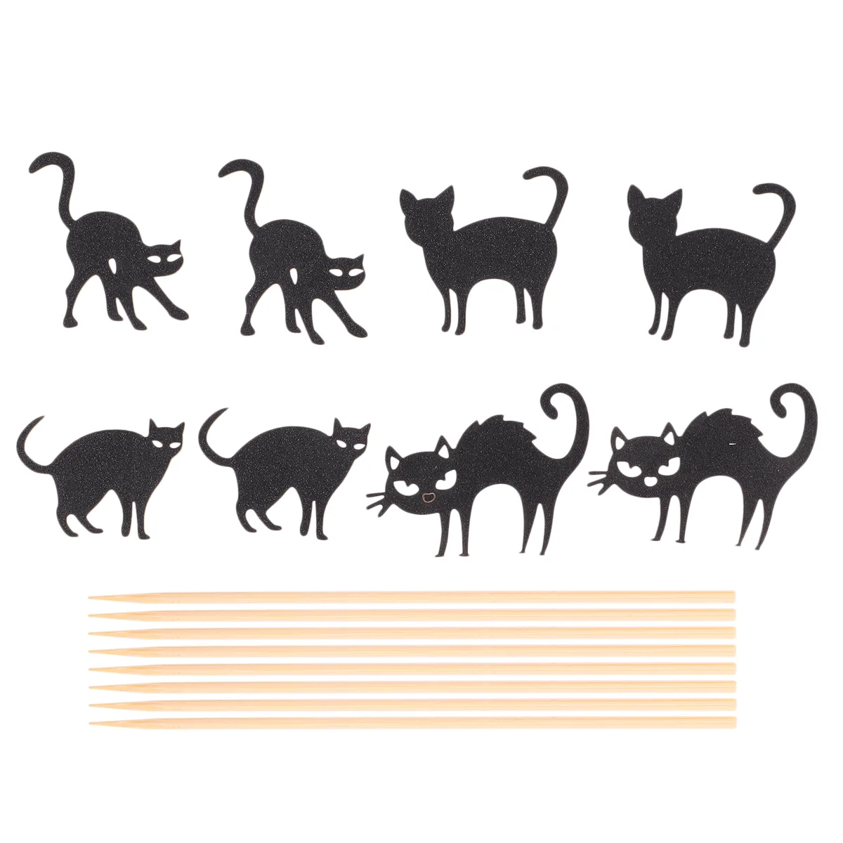 

8PCs Decor Party Decoration Dessert Topper Creepy Decor Wedding Topper