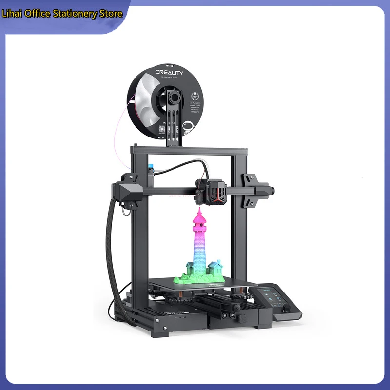 

Creality Ender 3 V2 Neo Upgrade 3D Printer with CR Touch Auto Leveling Kit Full-Metal Extruder 95% Pre-Installed FDM Printers