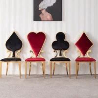 design waiting nordic bedroom chair luxury velour living room modern bar soft chair backrest leisure tabouret dining furniture