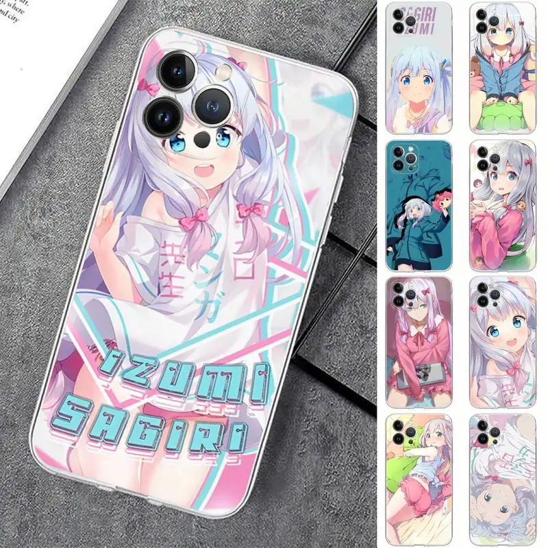 

MaiYaCa Anime Izumi Sagiri Phone Case For iPhone 14 11 12 13 Mini Pro XS Max Cover 6 7 8 Plus X XR SE 2020 Funda Shell