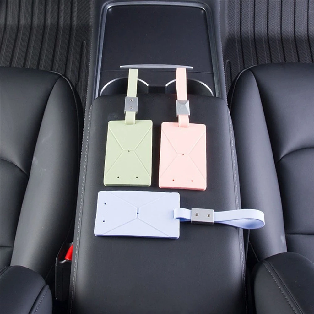 

Car Card Key Case Soft Rubber Key Card Protector Accessories for Model 3/Y