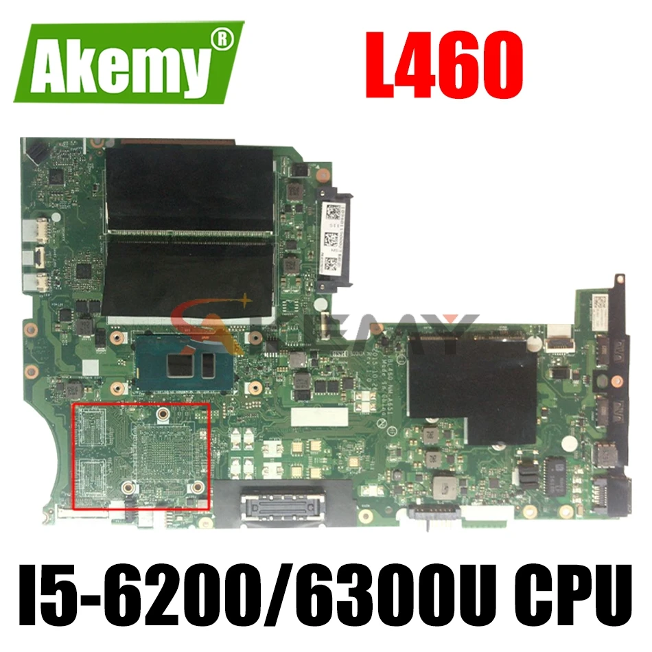 

BL460 NM-A651 motherboard For Lenovo ThinkPad L460 notebook motherboard FRU 01AW259 With I5-6200/6300U DDR3 100% fully tested