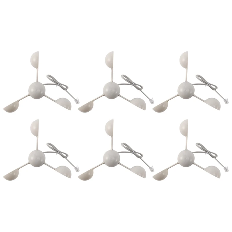 

6-кратный Φ Анемометр, прибор для измерения скорости ветра, датчик скорости ветра, аксессуары для метеорологических инструментов