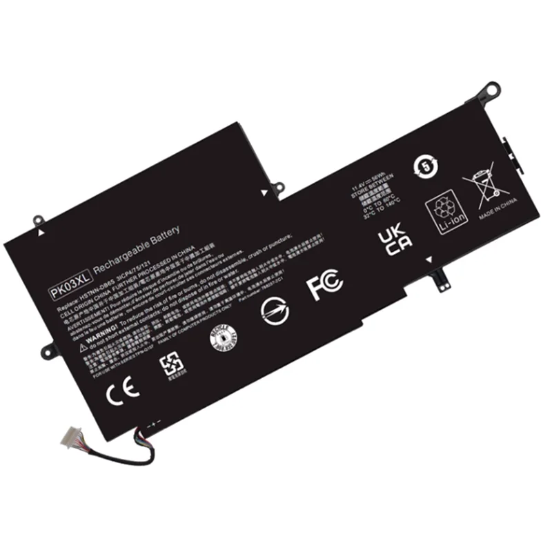 PK03XL Аккумулятор для ноутбука HP Spectre Pro X360 13G1 серии HSTNN-DB6S 6789116 -005 TPN-Q157 788237 -2C1 -2C2 789116