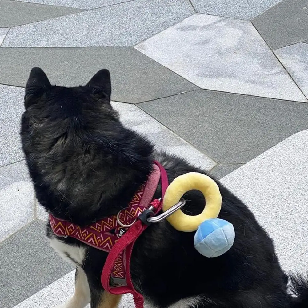 

Практичная плюшевая игрушка для домашних животных, привлекательное мягкое кольцо, плюшевая игрушка для домашних животных, износостойкое к...