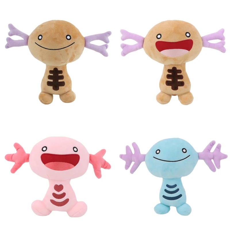 

22 см Kawaii Wooper Paldean плюшевые игрушки игра Аниме фигурки Paldean Wooper игрушки куклы Мягкие Axolotl мягкие животные милый подарок для детей