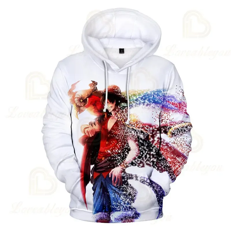 Аниме цельные толстовки с 3D принтом пуловер свитшот Обезьяна D Luffy Ace Sabo Shanks закон