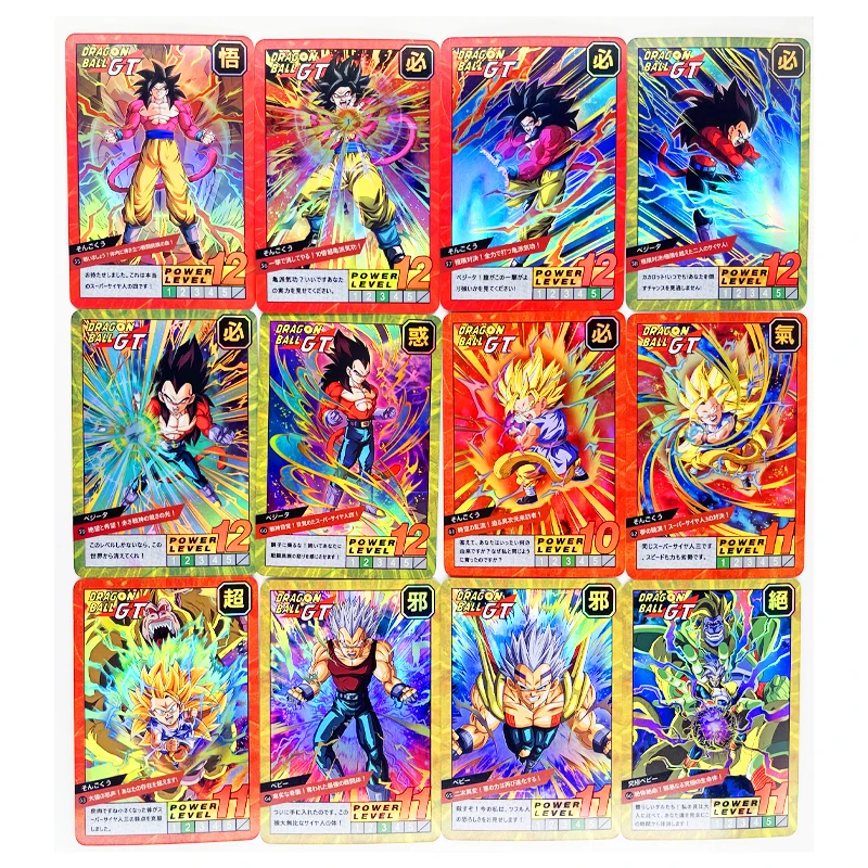 

54pcs/set Dragon Ball Z GT Burst No.2 Super Saiyan Heroes Battle Card Ultra Instinct Goku Vegeta Game Collection Cards