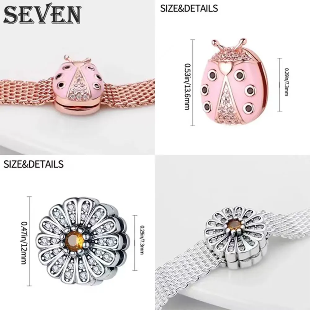 Новинка женский браслет с подвеской в виде сердца и маргаритки