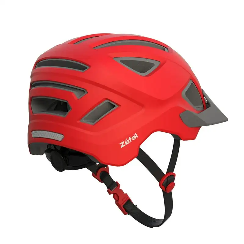 

Exo Red Youth Bike Helmet (Ages 8+, Unisex, Visor, in Reflection) Motorcross helmet Kask Cycling helmet Helmet - cm Casco cicl